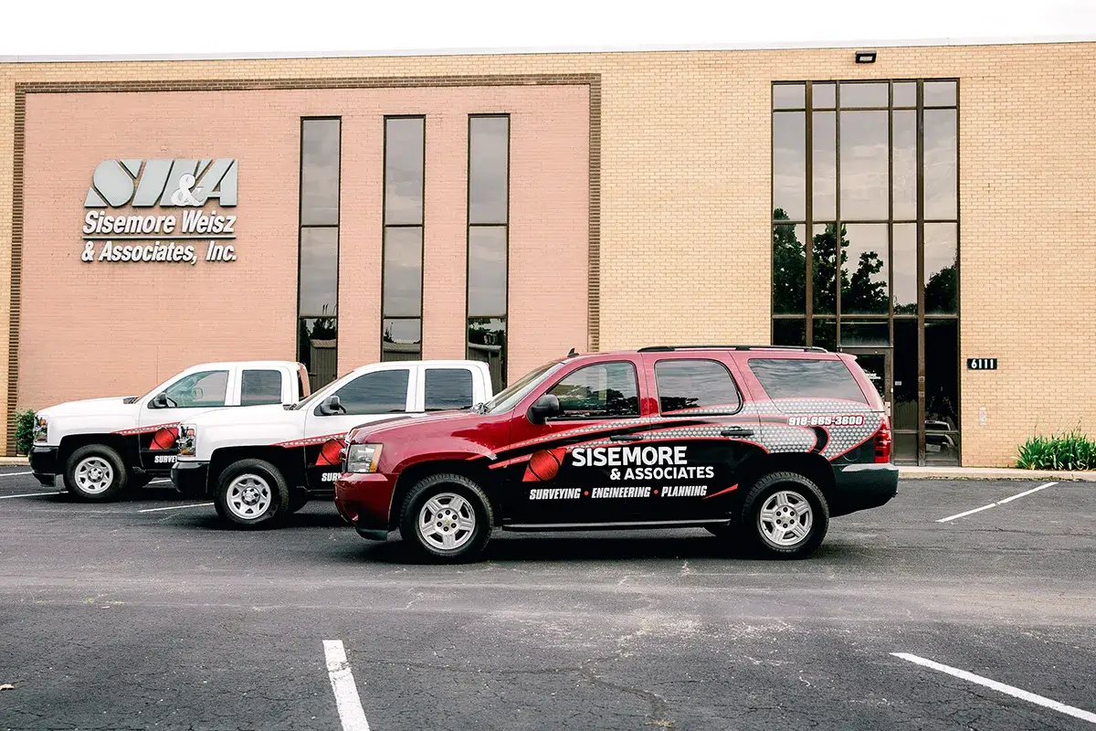 Land surveying truck fleet